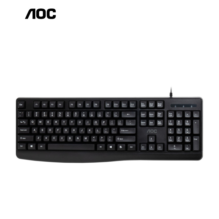 Клавиатура AOC KB120B USB UA Black (KB120B/97)