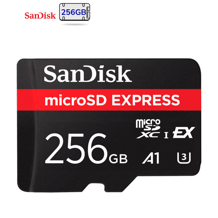 Карта памяти SanDisk 256GB microSDXC class 10 UHS-I U3 A1 Express (SDSQXFN-256G-GN4NN)