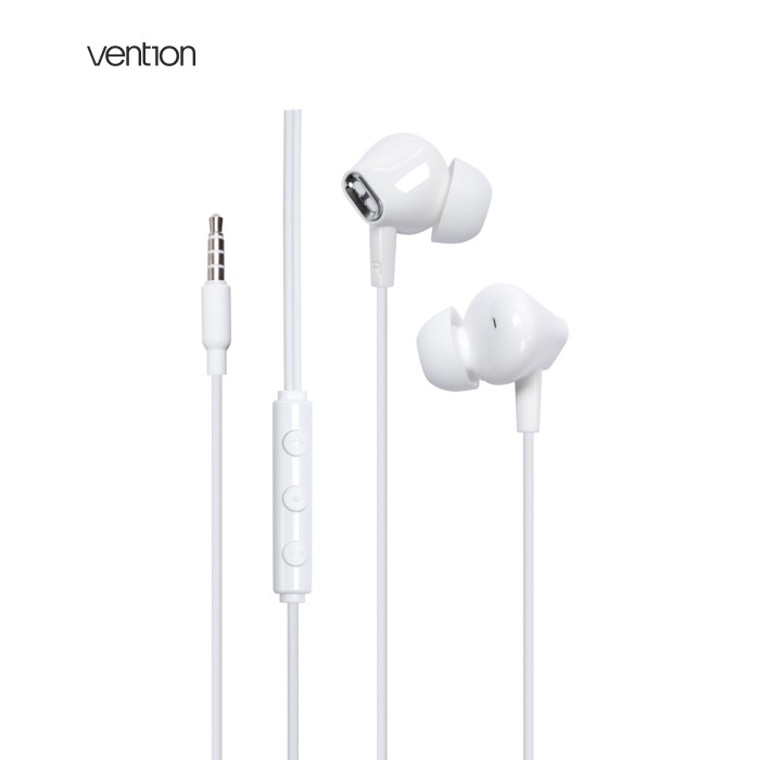 Навушники Vention Echo Lite 3.5mm In-Ear Wired White (GBAWAV)