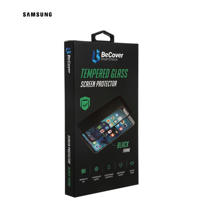 Стекло защитное BeCover Samsung Galaxy A52 SM-A525 Black (706016)