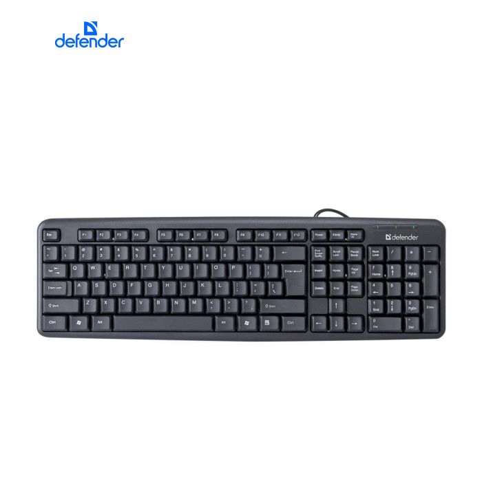 Клавиатура Defender Element HB-520 USB UKR Black (45529)