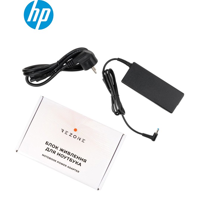 Блок живлення до ноутбуку Rezone HP 90W 18.5V 4.74A 4.5*3.0 (RZPSHP90184530)