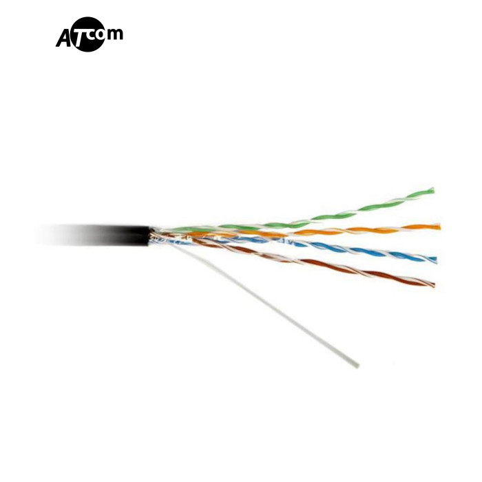 Кабель мережевий Atcom UTP 305м cat.5e, CCA, 4*2*0,50мм, зовнішній (10699)