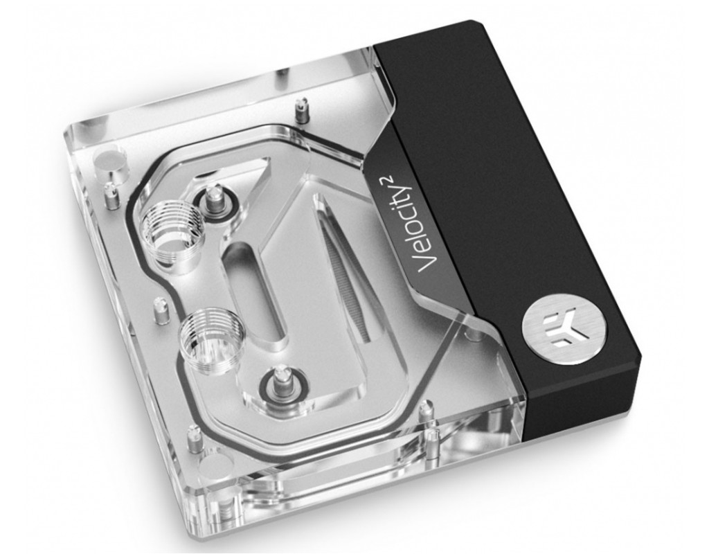 Водоблок Ekwb EK-Quantum Velocity D-RGB - 1700 Nickel + Plexi (3831109857663)