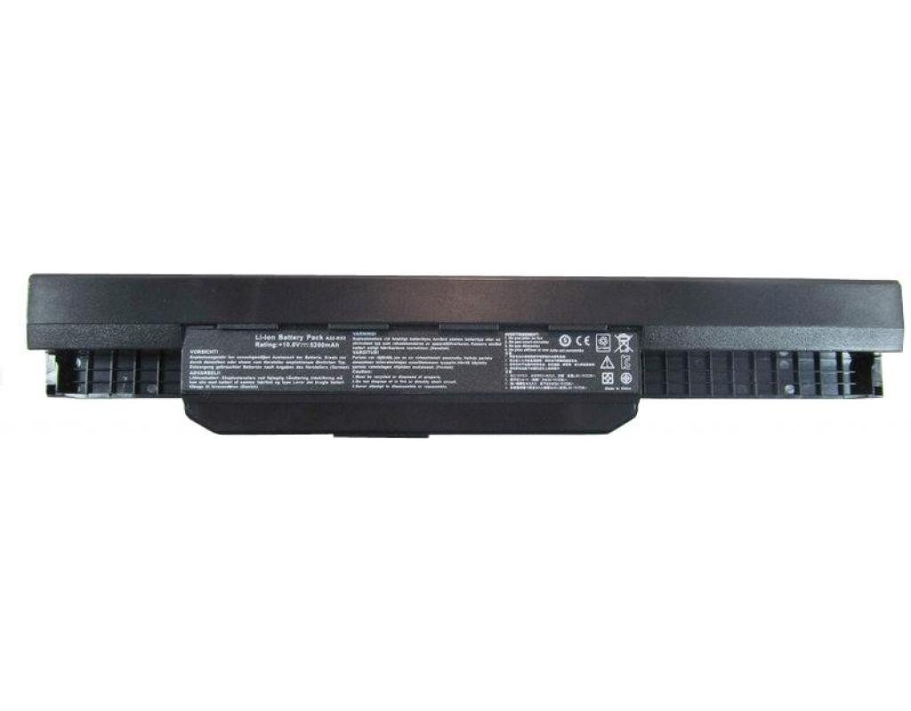 Акумулятор до ноутбука ASUS A32-K53, 5200mAh, 6cell, 11.1V, Li-ion, черная AlSoft (A41533)
