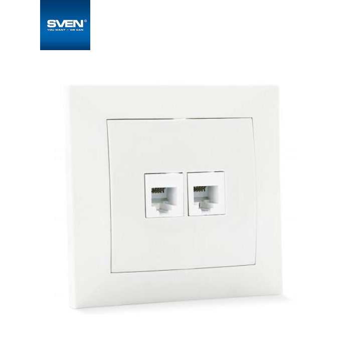 Телефонная розетка Sven SE-60034 white (7100015)