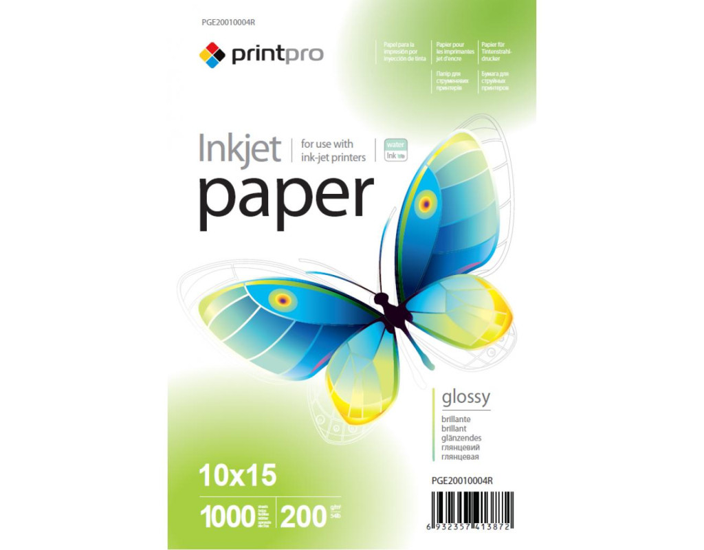 Фотопапір PrintPro 10x15 (PGE20010004R)