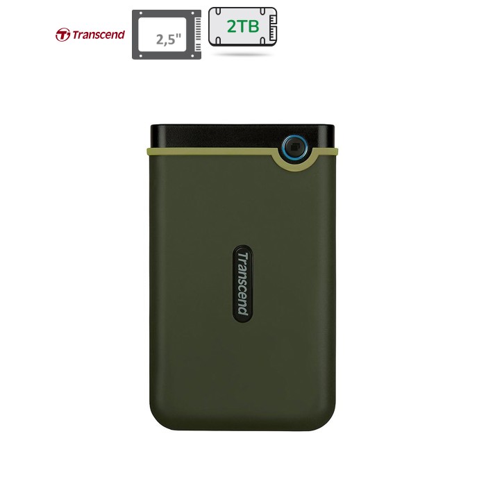 Зовнішній жорсткий диск 2.5" 2TB Transcend (TS2TSJ25M3G)