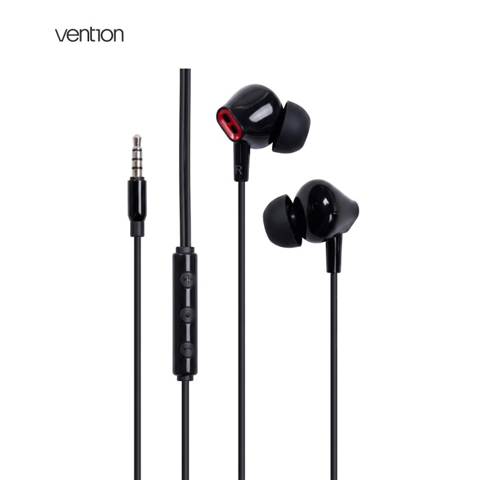 Наушники Vention Echo Lite 3.5mm In-Ear Wired Black (GBABAV)