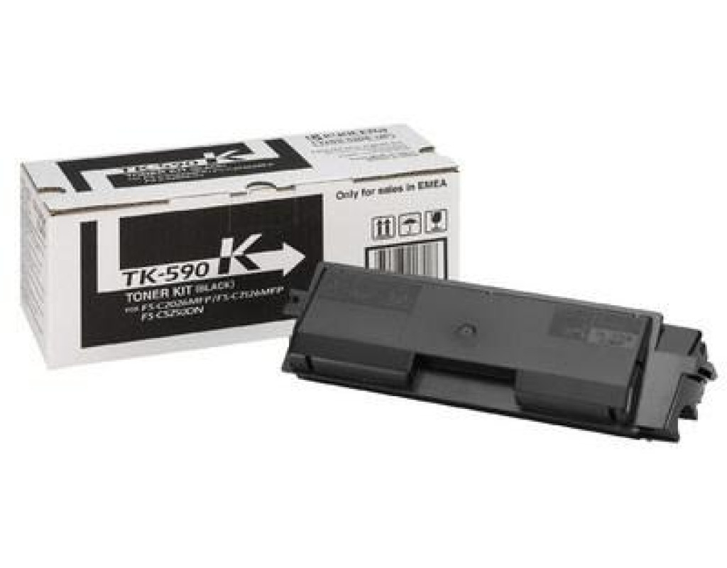 Тонер-картридж Kyocera TK-590K 7К black (FS-C2026/2126/5250) (1T02KV0NL0)