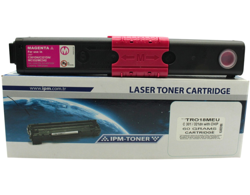 Картридж IPM OKI C301/321 2000 Magenta (TRO18MEU)