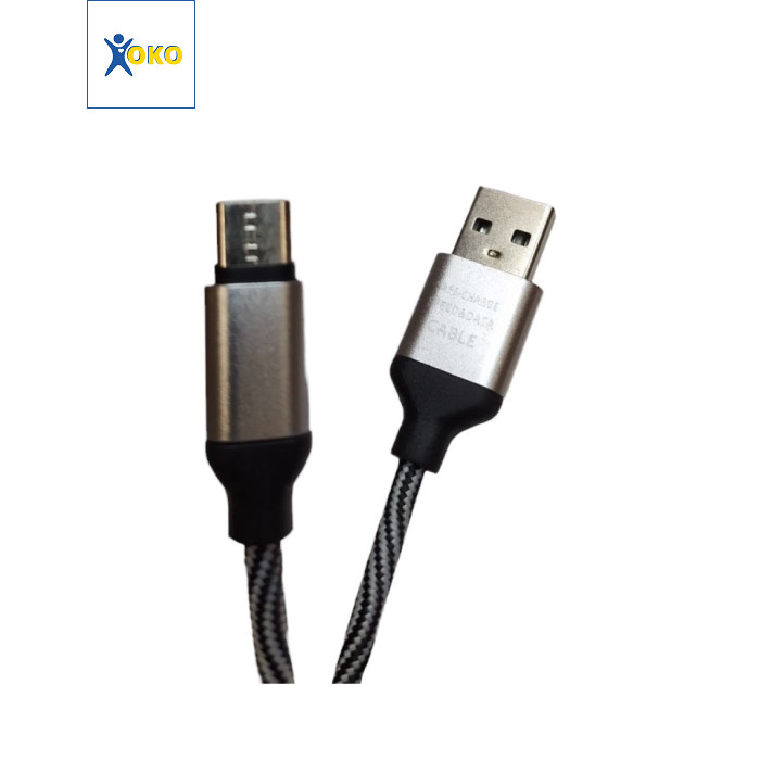 Дата кабель USB 2.0 AM to USB-C 1.0m 2.4A gray XoKo (XK-CTC-005-GR)