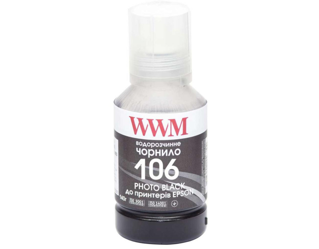 Чорнило WWM EPSON L7160/7180 140г Photo Black (E106PB)