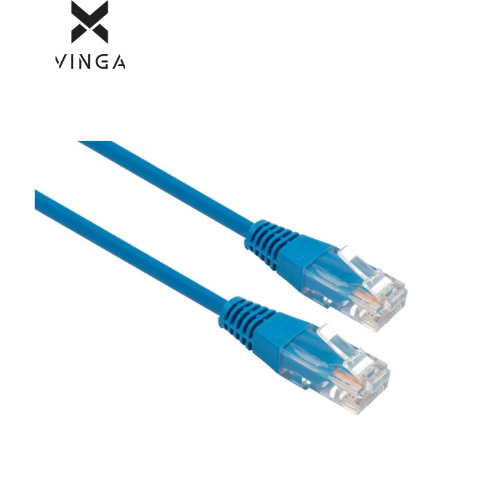 Патч-корд Vinga UTPCat5e 20 m COPPER (VCPPCC20B)