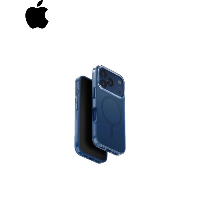 Чохол до мобільного телефона Uniq iPhone 17 Pro Max Clario Magclick Charging blue (8886463694848)