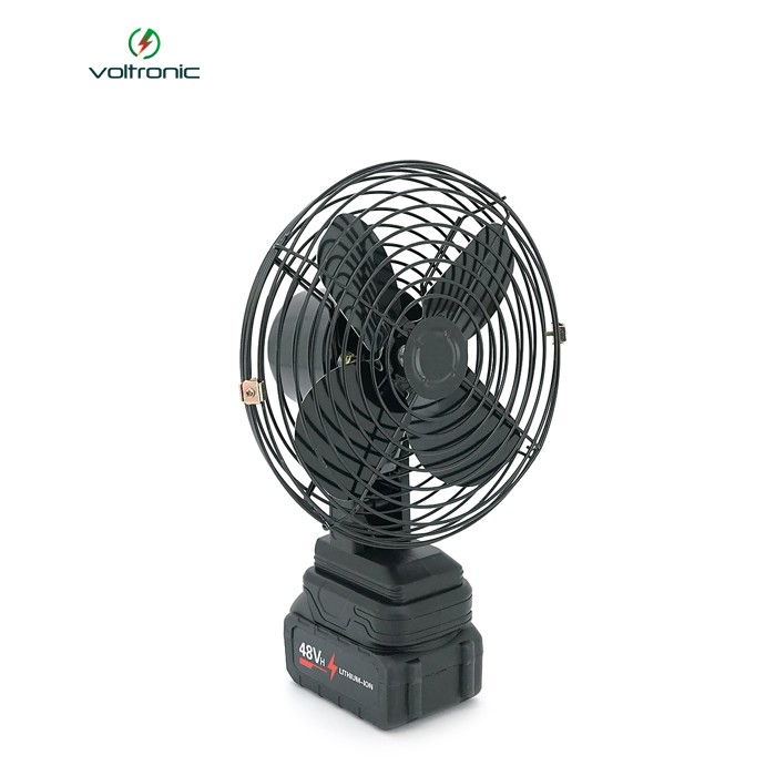 Вентилятор 6" YT46888, з Li-Ion акумулятором 48V, Black, Box 185х185 мм, 1,0 кг