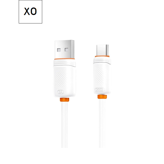 Дата кабель USB 2.0 AM to USB-C 1.0m 3A white XO (NB302-AC.white)