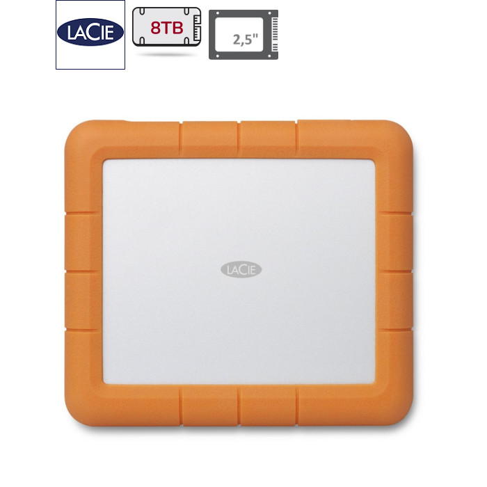 Зовнішній жорсткий диск 2.5" 8TB LaCie (STHT8000800)