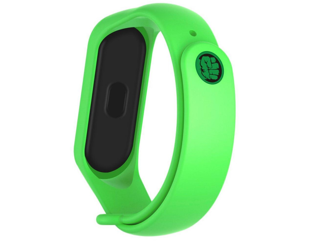 Ремешок для фитнес браслета Armorstandart Superhero Edition для Xiaomi Mi Band 5 Hulk Green (ARM57069)
