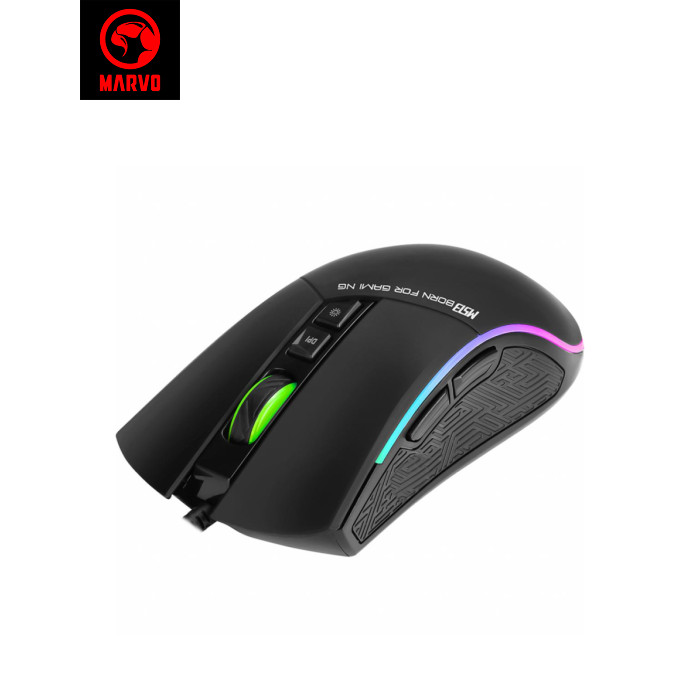 Мишка Marvo M513 RGB USB Black (M513)