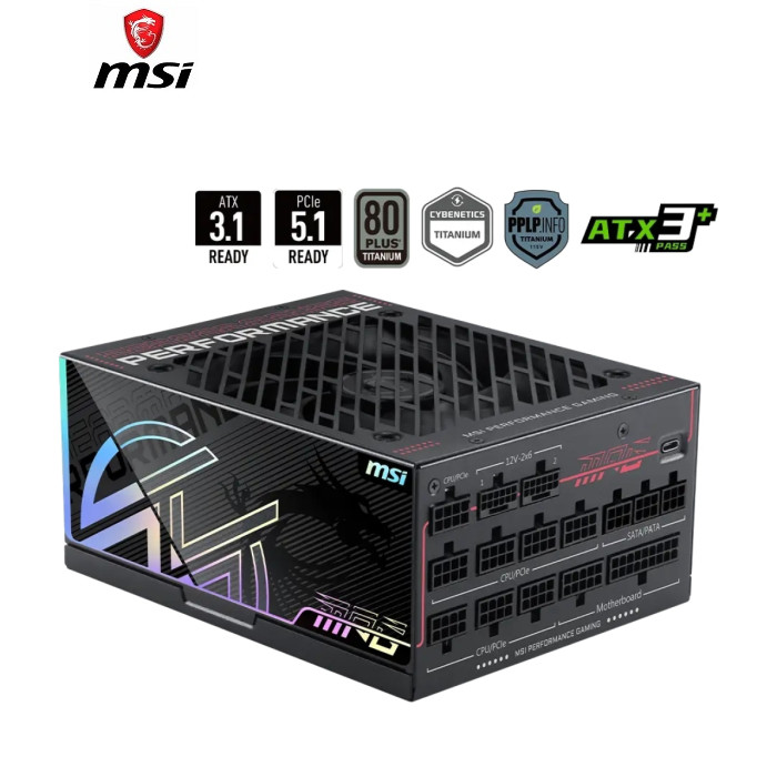 Блок питания MSI 1300W (MPG Ai1300TS PCIE5)