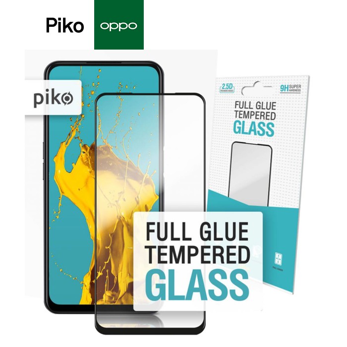 Стекло защитное Piko Full Glue Oppo A52 (black) (1283126503016)