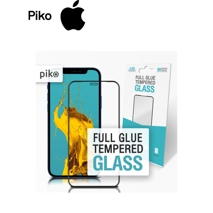 Скло захисне Piko Full Glue Apple Iphone 12 Pro (black) (1283126506468)