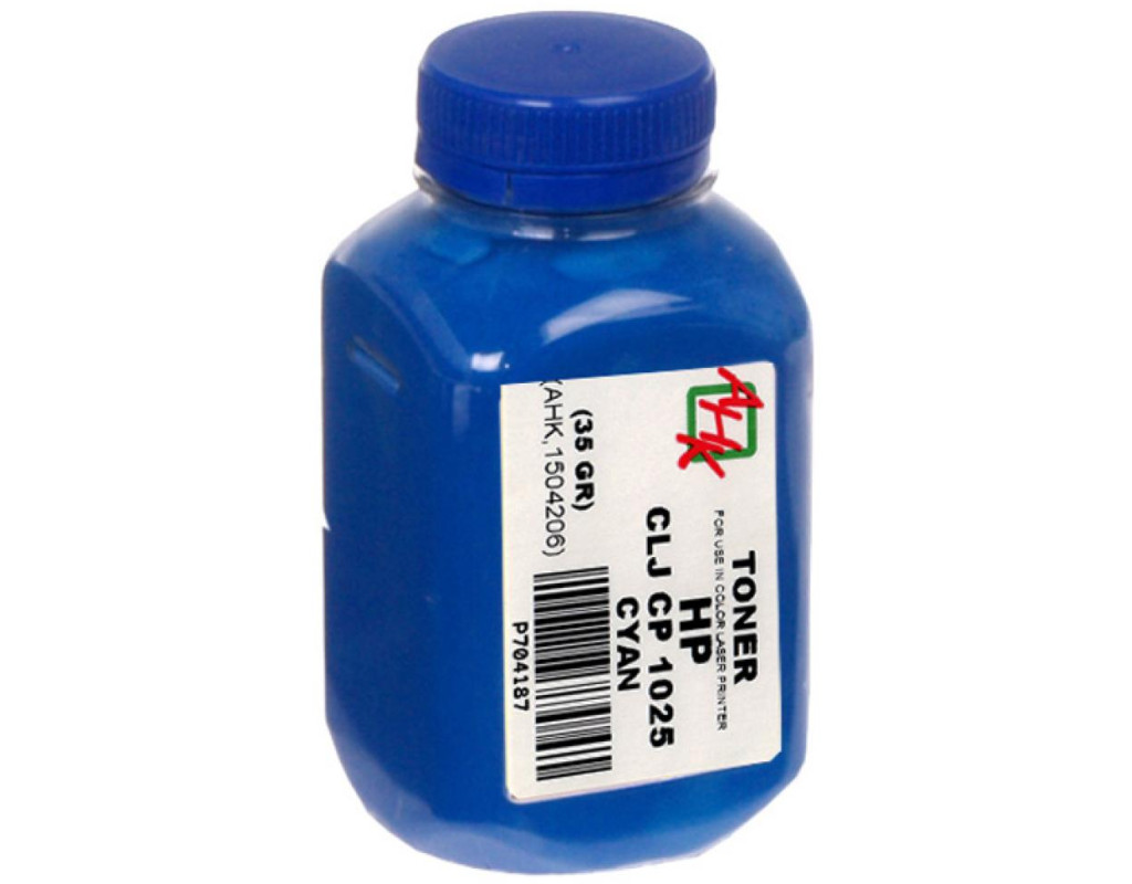 Тонер HP CLJ CP1025 Cyan AHK (1504206)