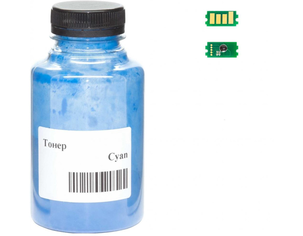 Тонер Kyocera Mita ECOSYS M6030/M6130/M6230/M6530, 70г Cyan +chip AHK (3203481)