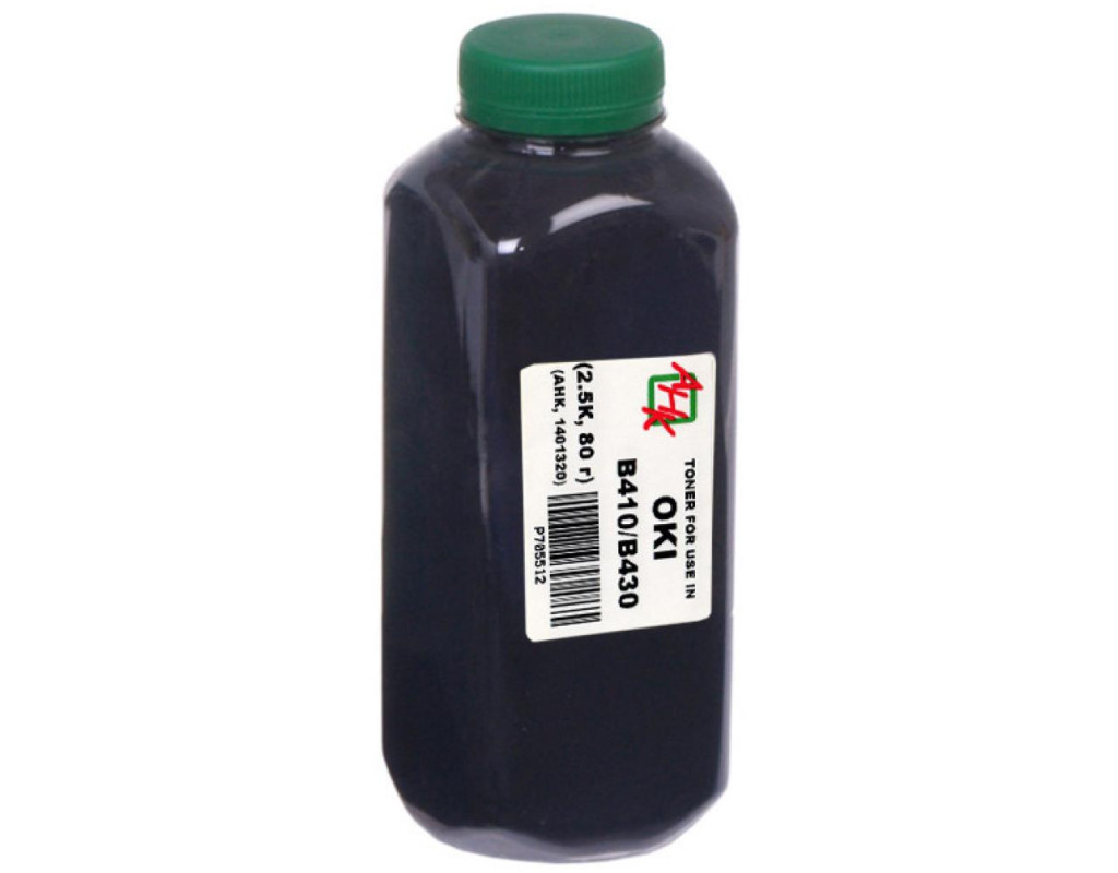 Тонер OKI B410/B430, 80г Black AHK (1401320)