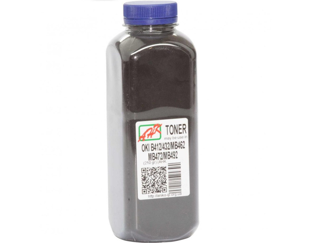 Тонер OKI B412/432/MB462, 210г Black AHK (3202468)
