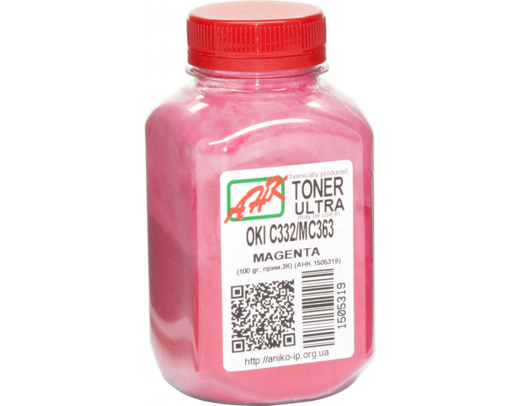 Тонер OKI C332/MC363, 100г Magenta AHK (1505319)