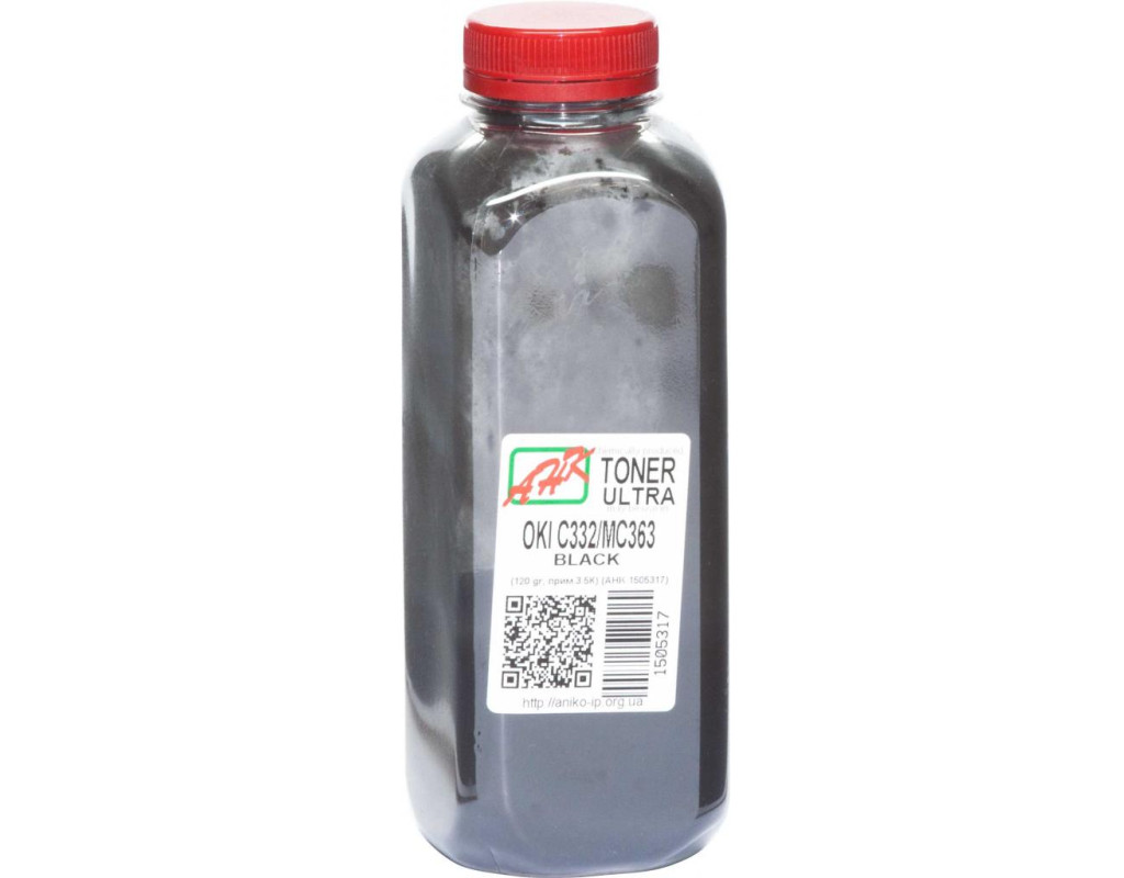 Тонер OKI C332/MC363, 120г Black AHK (1505317)