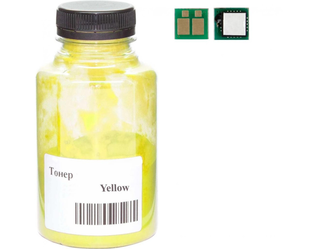 Тонер Canon 054H MF641/643/645, LBP-621/623, 70г 2.3K Yellow +chip AHK (3203745)