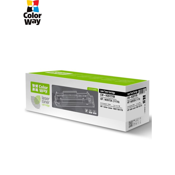 Картридж ColorWay HP CL 150/178/179 Yellow W2072A (CW-H2072YM)