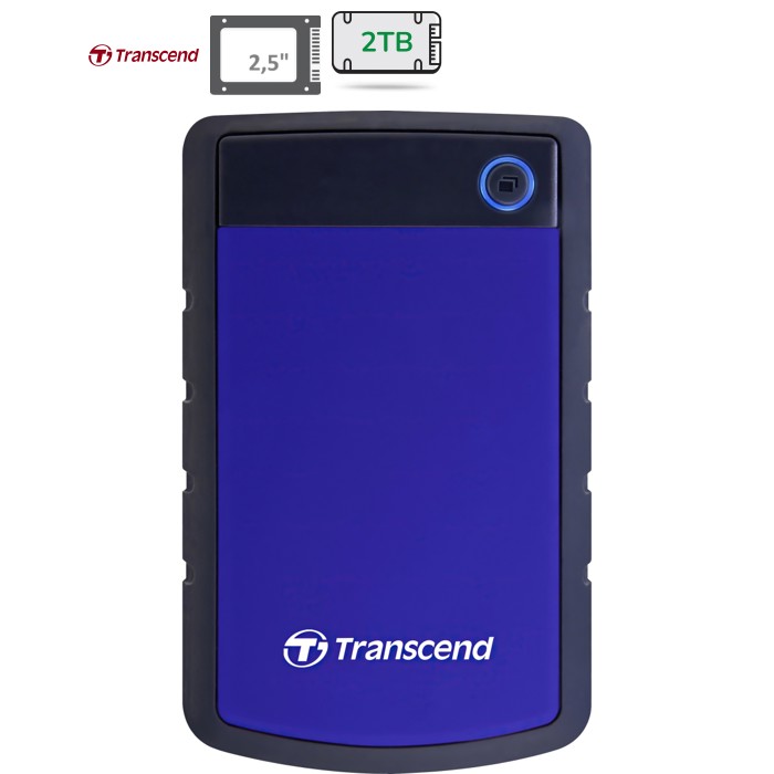 Внешний жесткий диск 2.5" 2TB Transcend (TS2TSJ25H3B)