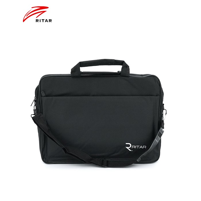 Сумка для ноутбука Ritar 15.6 "джинсова тканина, Black Q90