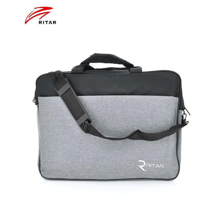 Сумка для ноутбука 15.6" Ritar YT-8911-GB15.6", Gray-black, материал - джинсовая ткань, цвет - серо - чёрный