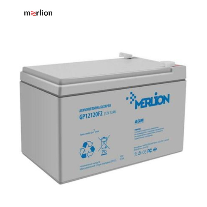Батарея к ИБП Merlion 12V-12Ah (GP12120F2)
