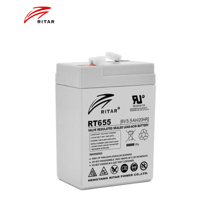 Батарея к ИБП Ritar AGM RT655, 6V-5.5Ah (RT655)