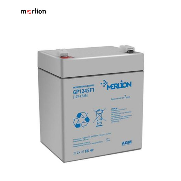 Батарея до ДБЖ Merlion 12V-4.5Ah (GP1245F1)