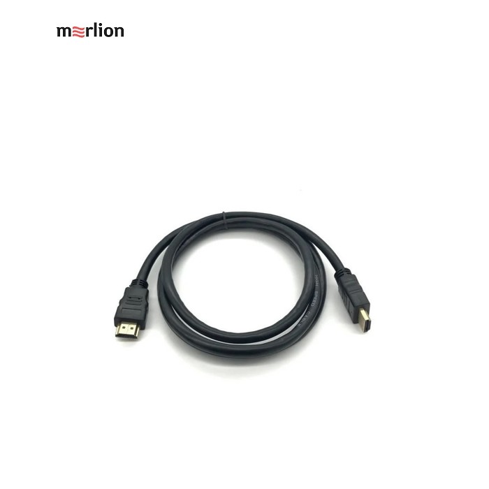 Кабель мультимедійний HDMI M to HDMI M 1.0m V1.4 Merlion (YT-HDMI(M)/(M)HS-1m)