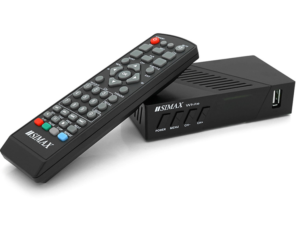 Телевизионная приставка IPTV DVB-T2 SIMAX GREEN/White HD1005 (opera Digital)
