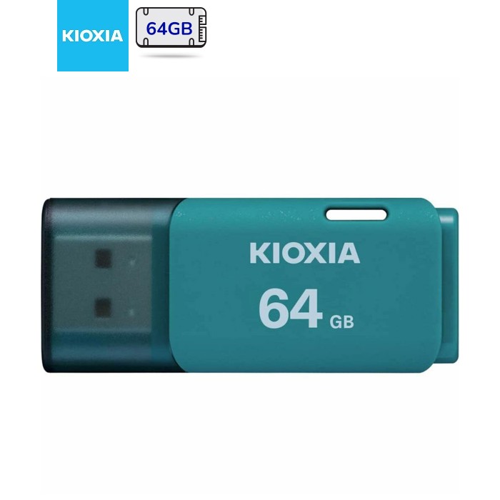 USB флеш накопитель Kioxia 64GB TransMemory U202 Light Blue USB 2.0 (LU202L064GG4)