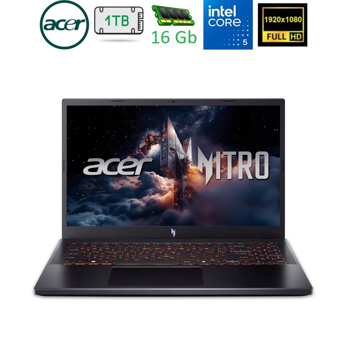 Ноутбук Acer Nitro V 15 ANV15-52-52QW (NH.QV2EU.00X) Black