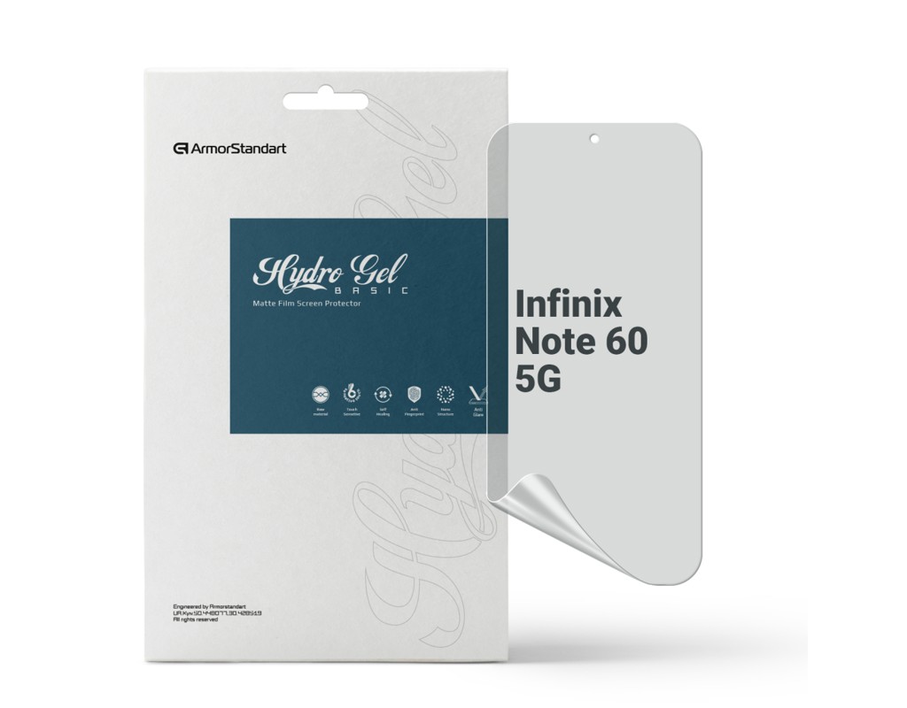 Плівка захисна Armorstandart hydrogel Matte Infinix Note 60 5G (ARM91518)