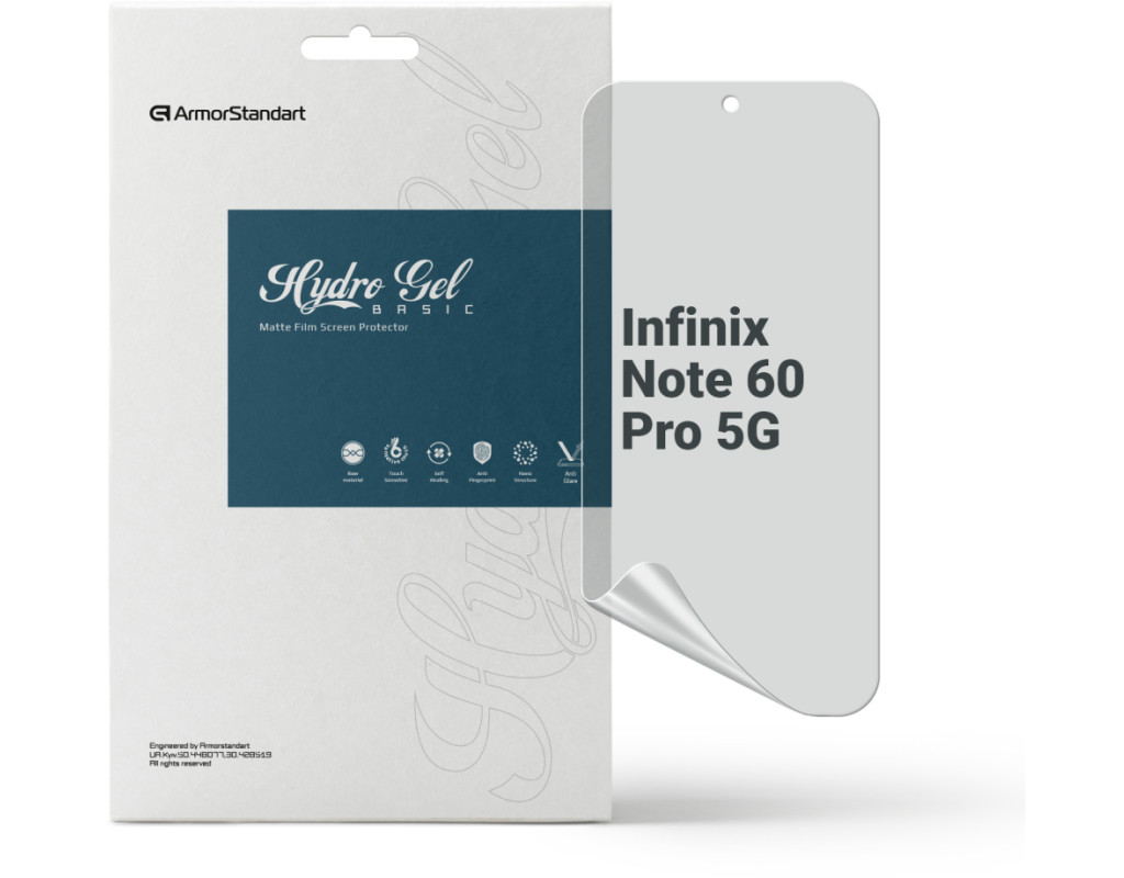 Плівка захисна Armorstandart hydrogel Matte Infinix Note 60 Pro 5G (ARM91519)
