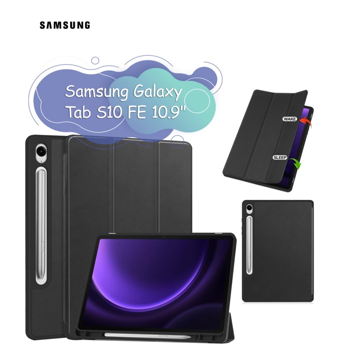 Чехол для планшета BeCover Flexible TPU Mate Samsung Galaxy Tab S10 FE (SM-X520/SM-X526) 10.9" Black (713263)