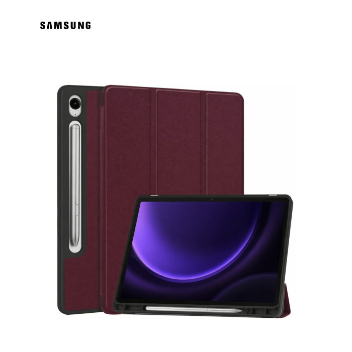 Чехол для планшета BeCover Flexible TPU Mate Samsung Galaxy Tab S10 FE (SM-X520/SM-X526) 10.9" Red Wine (715772)