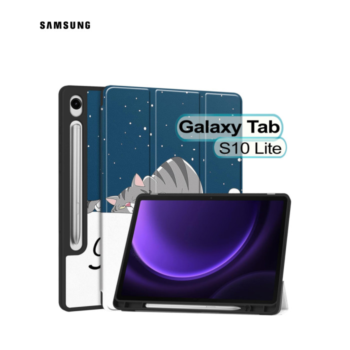 Чехол для планшета BeCover Flexible TPU Mate Samsung Galaxy Tab S10 Lite SM-X400/406 10.9" Good Night (713834)